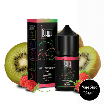 Ароматизатор Chaser Black Wild Strawberry Kiwi 30 ml для самозамісу 10488 фото