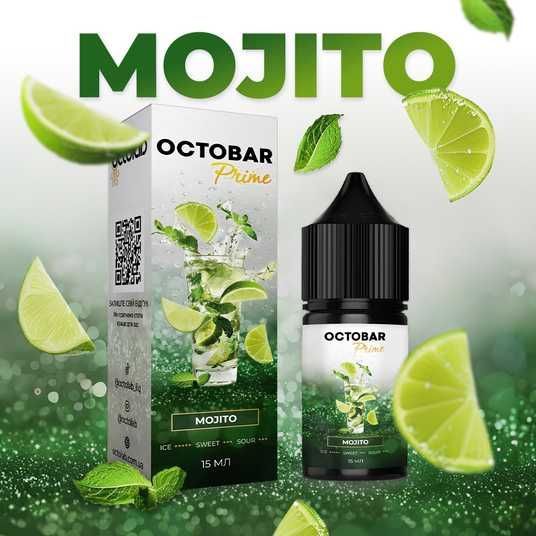 Набір для самозамісу сольовий Octobar Prime Mojito 30 ml купити