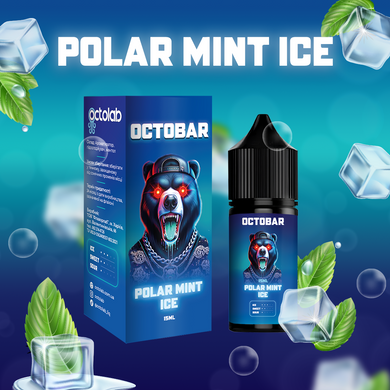 Набір для самозамісу сольовий Octobar NFT Polar Mint Ice 30 ml 50 mg 10518 фото