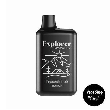 Одноразовая Pod система Explorer MC5000 Ultra Традиционный Табак 50mg c подзарядкой 0720-18 фото