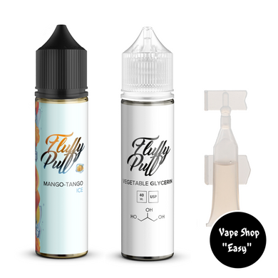 Fluffy Puff Mango Tango Ice 60 ml Набір для самозамісу органічний 03053-1 фото