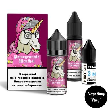 RF 350 Salt Pomegranate Menthol 30 мл 50 mg Набір для самозамісу сольовий 10139 фото