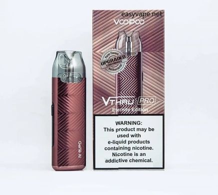 POD система Voopoo V.Thru Pro Eternity Edition Burgundy Red Starter Kit Оригінал 0674-1 фото