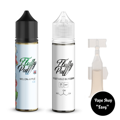 Fluffy Puff Melon Apple Ice 60 ml Набір для самозамісу органічний 03046-1 фото