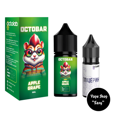 Набор для самозамеса солевой Octobar Apple Grape 30 ml 50 mg 10130-9 фото