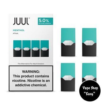 Картриджи для Juul Menthol 5% (UA оригинал) 0829 фото