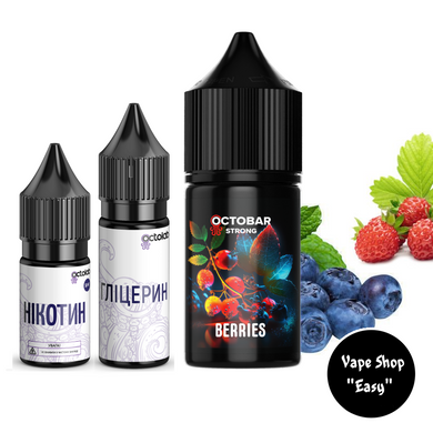 Набор для самозамеса солевой Octobar Strong Berries 30 ml 50 mg 10149-2 фото