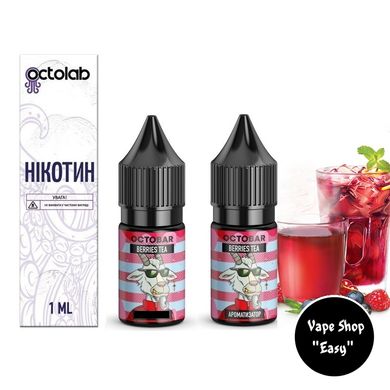 Набор для самозамеса солевой Octobar NFT Berries Tea 10 ml 50 mg 10522 фото