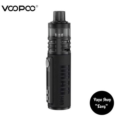 POD система Voopoo Drag H40 Pod Mod Black Starter Kit Оригінал 0675-6 фото