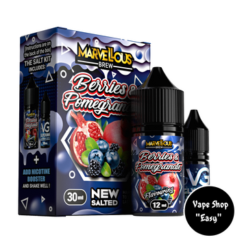 Набір для самозамісу сольовий Marvellous Brew Berries & Pomegranate 30 ml 50 mg 10284 фото