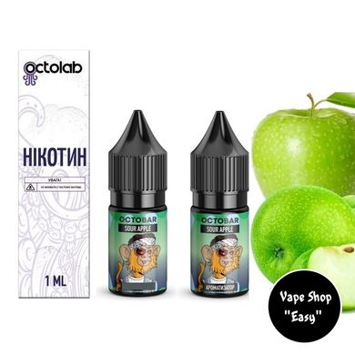 Набор для самозамеса солевой Octobar NFT Sour Apple 10 ml 50 mg 10523 фото