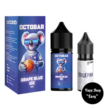 Набір для самозамісу сольовий Octobar Grape Blue Ice 30 ml 50 mg 10130-3 фото