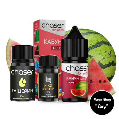 Набор для самозамеса солевой Chaser for pods Кавун 30 ml 50 mg 10234-1 фото