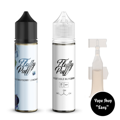 Fluffy Puff Blue Raspberry Lemonade Ice 60 ml Набір для самозамісу органічний 03055-1 фото