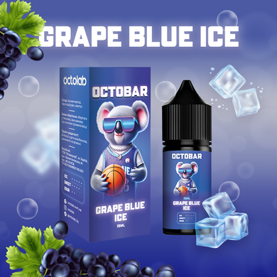 Набор для самозамеса солевой Octobar Grape Blue Ice 30 ml 50 mg 10130-3 фото