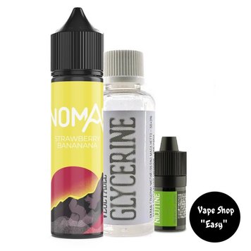 Nomad Strawberry Banana 60 ml Набор для самозамеса органический 03065 фото