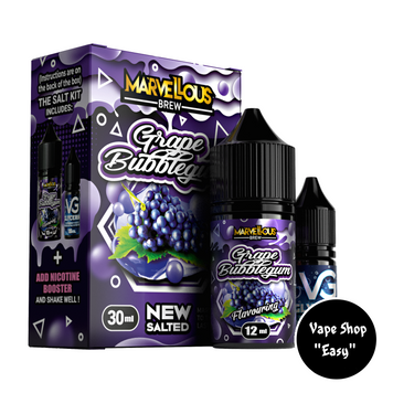 Набор для самозамеса солевой Marvellous Brew Grape Bubblegum 30 ml 50 mg 10291 фото