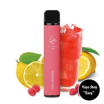 Одноразовая Pod система Elf Bar 1500 Pink lemonade (Лимонад с малиной) 50mg 850mah на 1500 затяжек 0705-15 фото