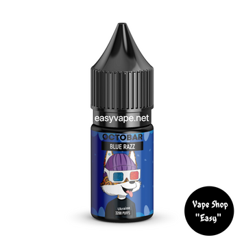 Солевая жидкость для под систем Octobar 10 ml Blue Razz 50 mg 2157-1 фото
