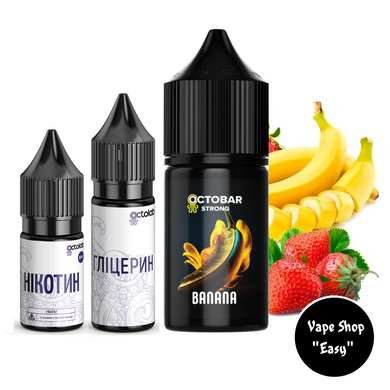 Набор для самозамеса солевой Octobar Strong Banana 30 ml 50 mg 10149-6 фото