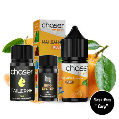 Набор для самозамеса солевой Chaser for pods Мандарин 30 ml 50 mg 10422 фото