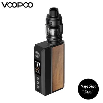 Вейп Voopoo Drag 4 Uforce L-Tank Black Walnut Starter Kit Оригинал 0677 фото