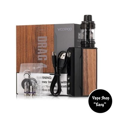 Вейп Voopoo Drag 4 Uforce L-Tank Black Walnut Starter Kit Оригінал 0677 фото