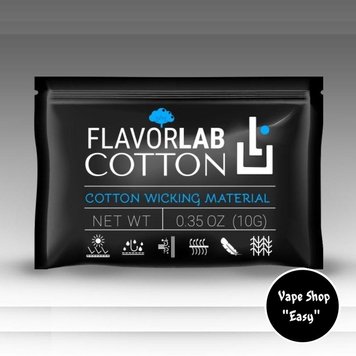 Вата для электронных сигарет FlavorLab Cotton Оригинал 01004 фото
