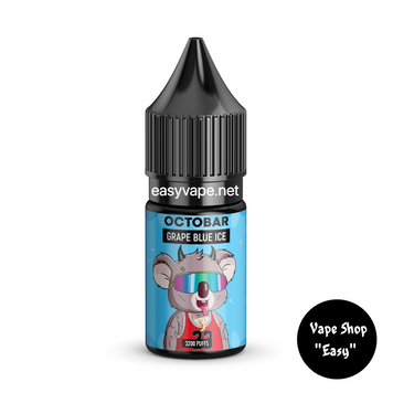 Солевая жидкость для под систем Octobar 10 ml Grape Blue Ice 50 mg 2158-1 фото