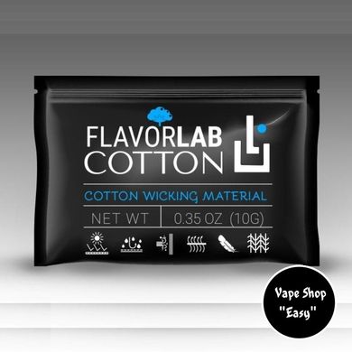 Вата для електронних сигарет FlavorLab Cotton Оригінал 01004 фото