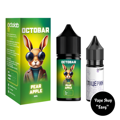 Набор для самозамеса солевой Octobar Pear Apple 30 ml 50 mg 10130-10 фото