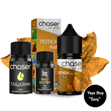 Набор для самозамеса солевой Chaser for pods Табак 30 ml 50 mg 10424 фото