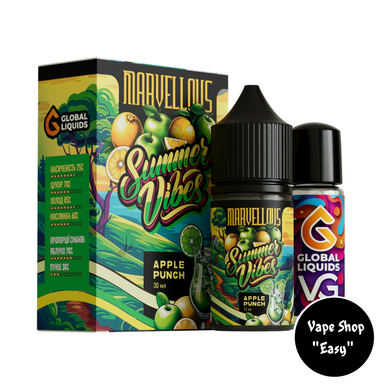 Набір для самозамісу сольовий Marvellous Summer Vibes Apple Punch 30 ml 50 mg 10569 фото