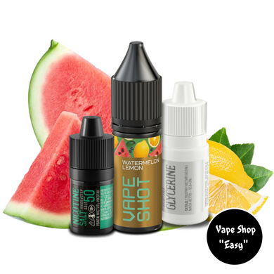 Набор для самозамеса солевой Vape Shot Watermelon Lemon 15 ml 50 mg 10578 фото