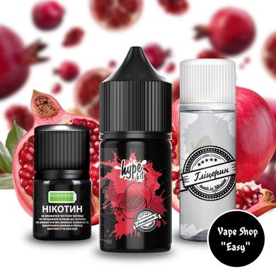 Набір для самозамісу сольовий Hype Pomegranate 30 ml 50 mg 10549 фото