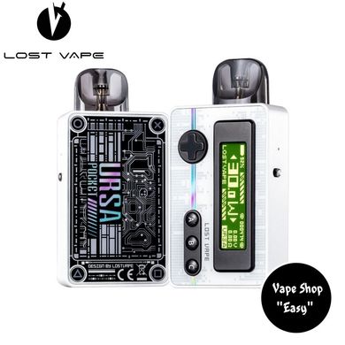 POD система Lost Vape Ursa Pocket Silver Storm Starter Kit Оригинал 0689-1 фото