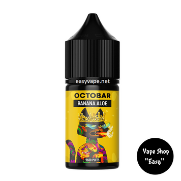 Солевая жидкость для под систем Octobar 30 ml Banana Aloe 50 mg 2141 фото