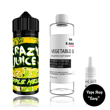 Crazy Juice Apple Melon 120 ml Набір для самозамісу органічний 03022-1 фото