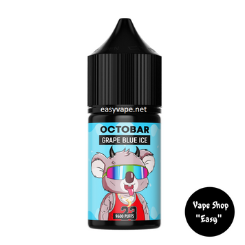 Солевая жидкость для под систем Octobar 30 ml Grape Blue Ice 50 mg 2141-2 фото