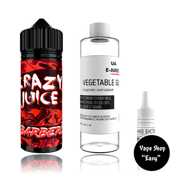 Crazy Juice Barberis 120 ml Набор для самозамеса органический 03024-1 фото