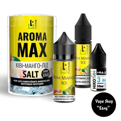 Набір для самозамісу сольовий Aroma Max Kiwi Mango Ice 30 ml 50 mg 10401 фото