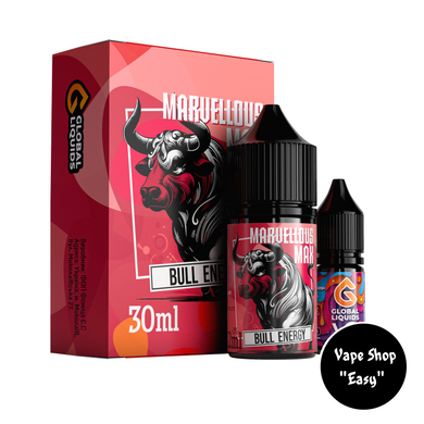 Набір для самозамісу сольовий Marvellous Max Bull Energy 30 ml 50 mg 10525 фото