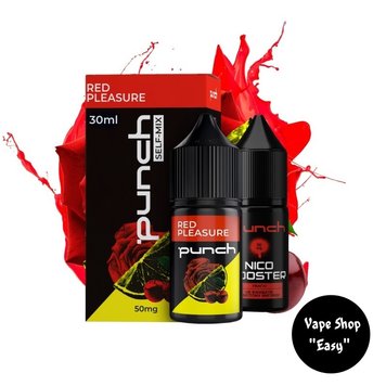 Набір для самозамісу сольовий Punch Red Pleasure 30 ml 50 mg 10427 фото