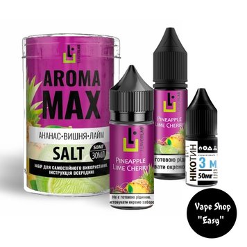 Набор для самозамеса солевой Aroma Max Pineapple Lime Cherry 30 ml 50 mg 10500 фото