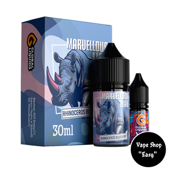 Набір для самозамісу сольовий Marvellous Max Rhinoceros Blueberry 30 ml 50 mg 10528 фото