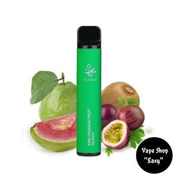 Одноразовая Pod система Elf Bar 1500 Kiwi Passion Fruit Guava (Киви маракуя гуава) 50mg 850mah на 1500 затяжек 0705-13 фото