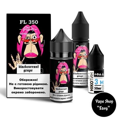 Набір для самозамісу сольовий RF 350 Blackcurrant Grape 30 ml 50 mg 10504 фото