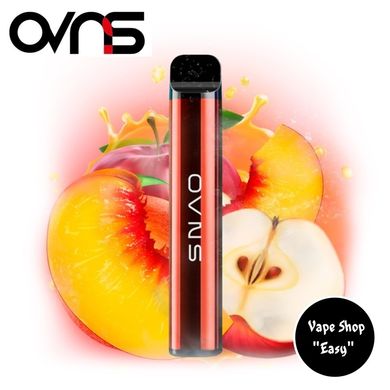 Одноразовые поды OVNS XL на 1500 затяжек Apple Peach 50mg 850mah 0708 фото