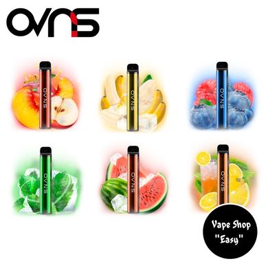 Одноразовые поды OVNS XL на 1500 затяжек Apple Peach 50mg 850mah 0708 фото