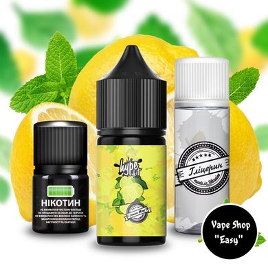 Набір для самозамісу сольовий Hype Lemon Mint 30 ml 25 mg 10208-1 фото